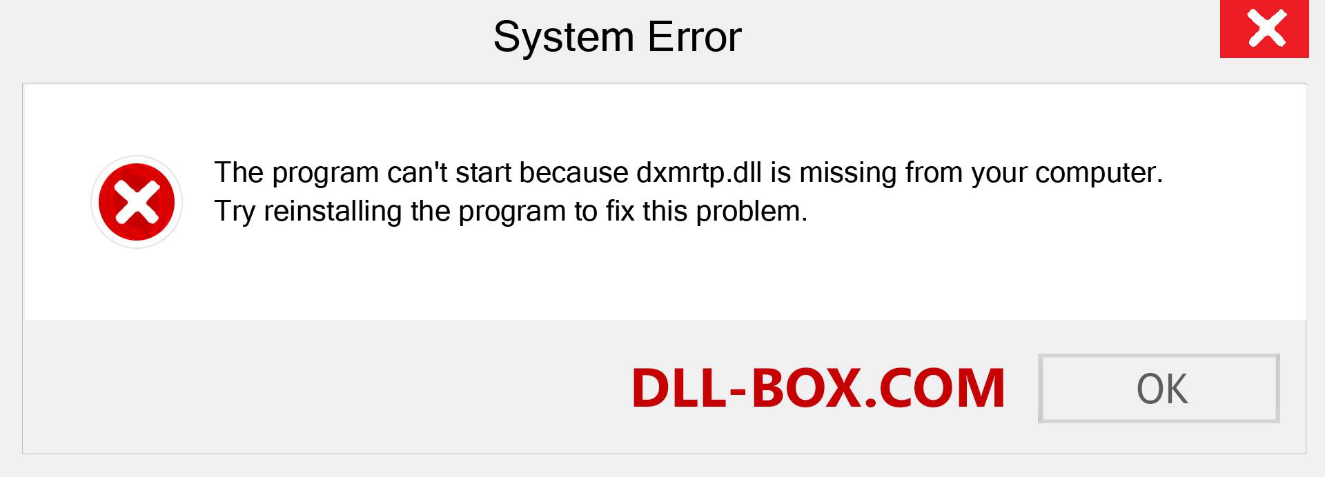  dxmrtp.dll file is missing?. Download for Windows 7, 8, 10 - Fix  dxmrtp dll Missing Error on Windows, photos, images